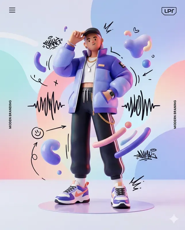 Ultra 3D Illustrated Fashion Posters