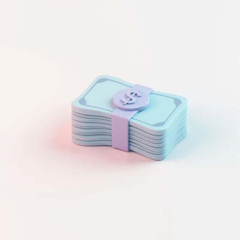 Cute Minimal 3d Finance Icons