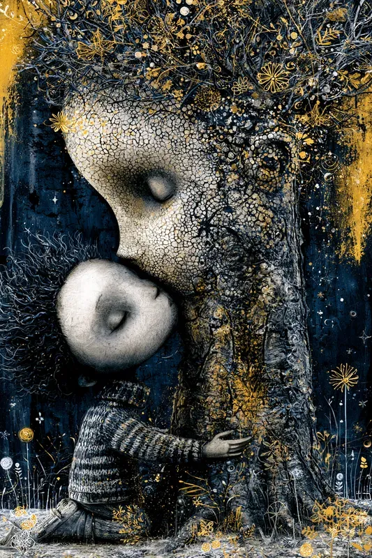 Dark Whimsical Folk Art