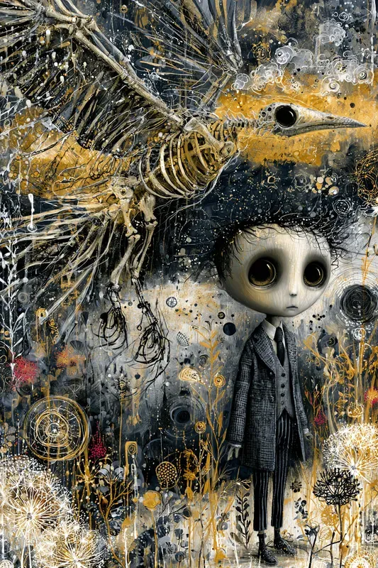 Dark Whimsical Folk Art