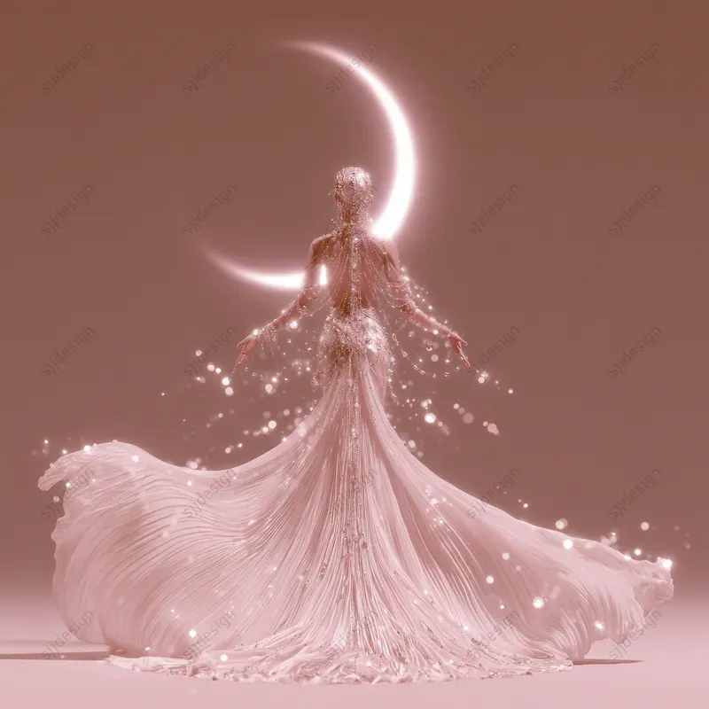 Celestial Pink Fantasy Art