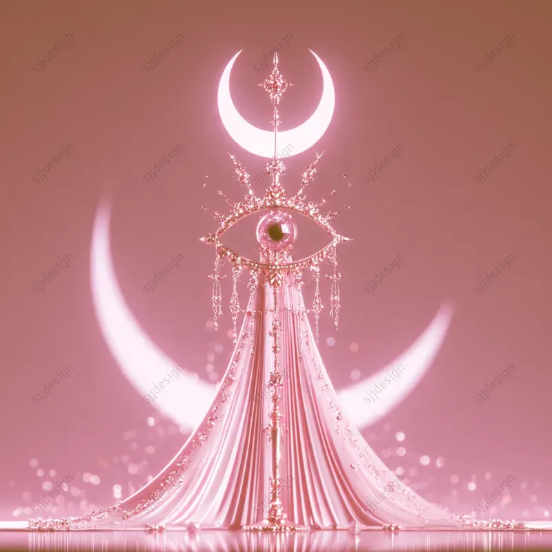 Celestial Pink Fantasy Art