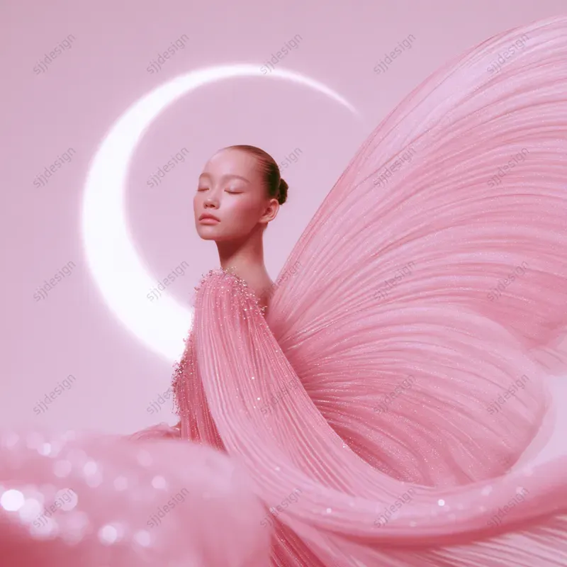 Celestial Pink Fantasy Art