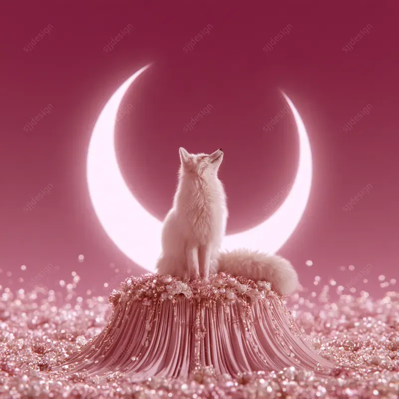 Celestial Pink Fantasy Art