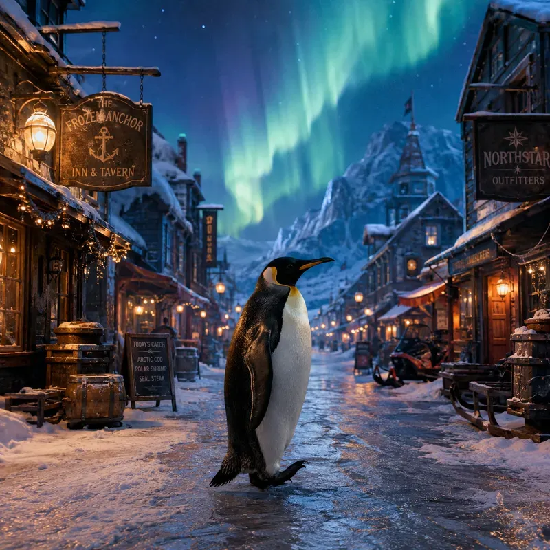 Living Creatures On Themed Streets