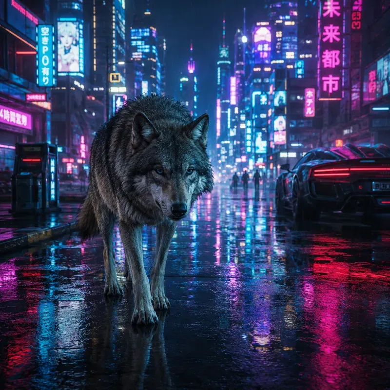 Living Creatures On Themed Streets