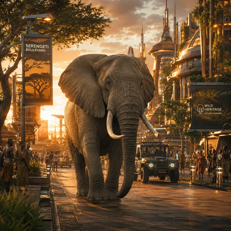 Living Creatures On Themed Streets