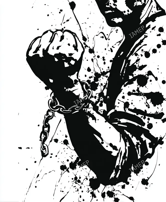 Inksplatter Noir Illustrations