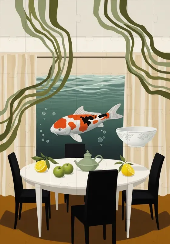 Surreal Decorative Animal Interiors