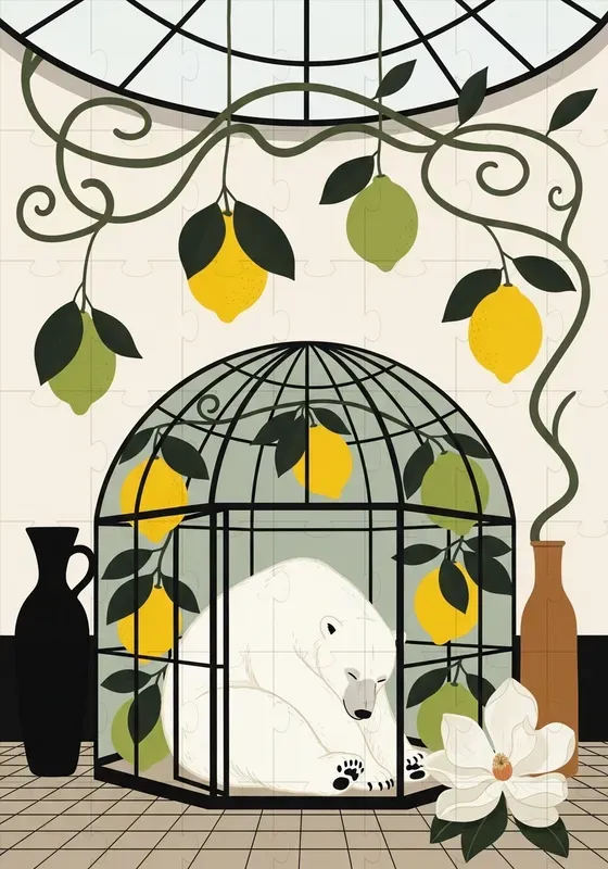 Surreal Decorative Animal Interiors