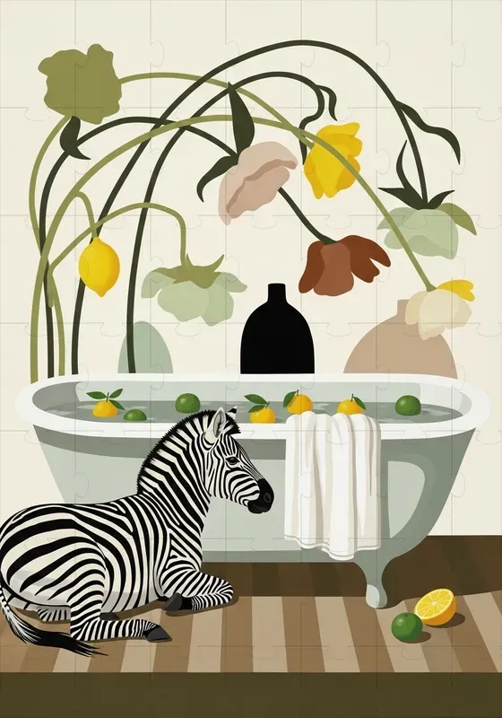 Surreal Decorative Animal Interiors