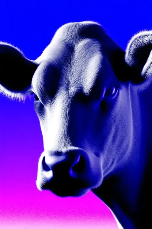 Purple Glow Animal Portraits