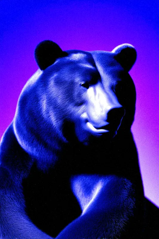 Purple Glow Animal Portraits