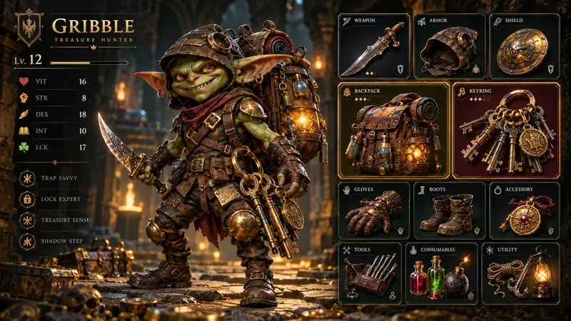 Character Loadout Screen Generator