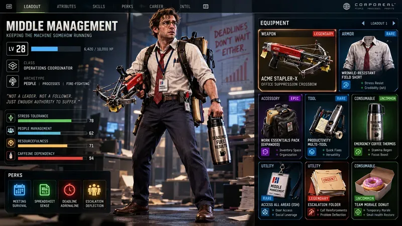 Character Loadout Screen Generator