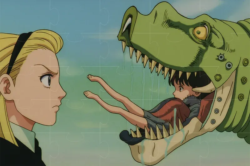 90s Anime Frames From Manga Panels