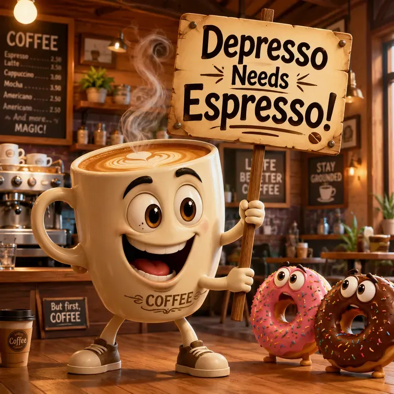 Funny Pun Object Characters
