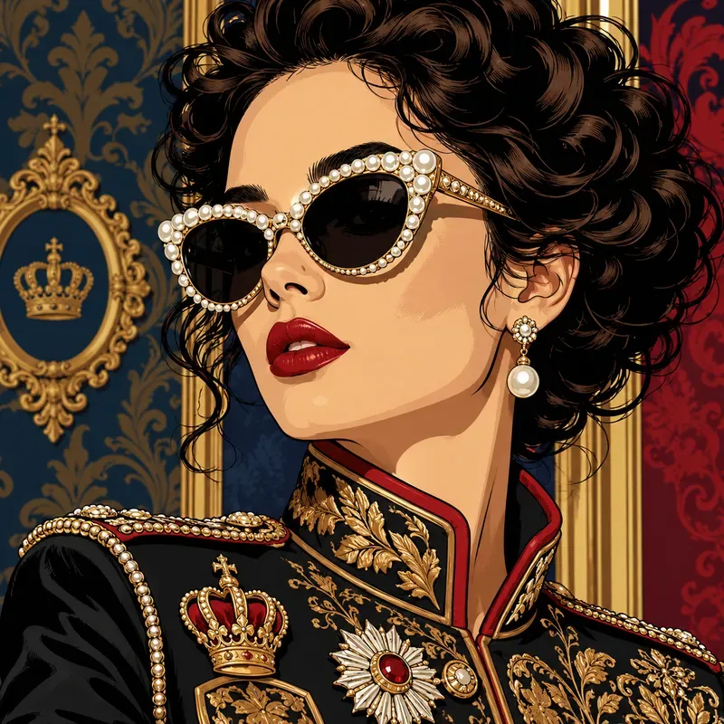 Retro Pop Diva Portrait Generator