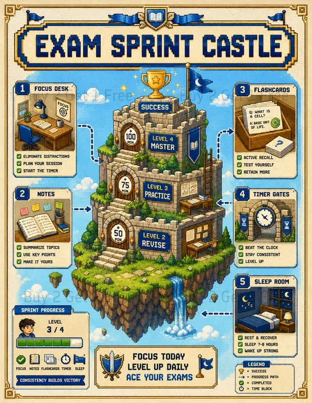 Exam Poster Infographics