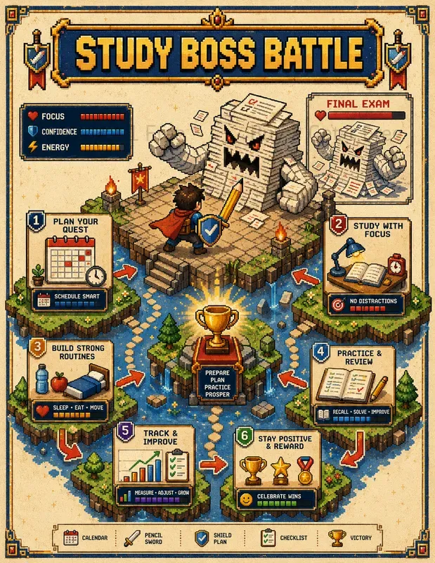 Exam Poster Infographics