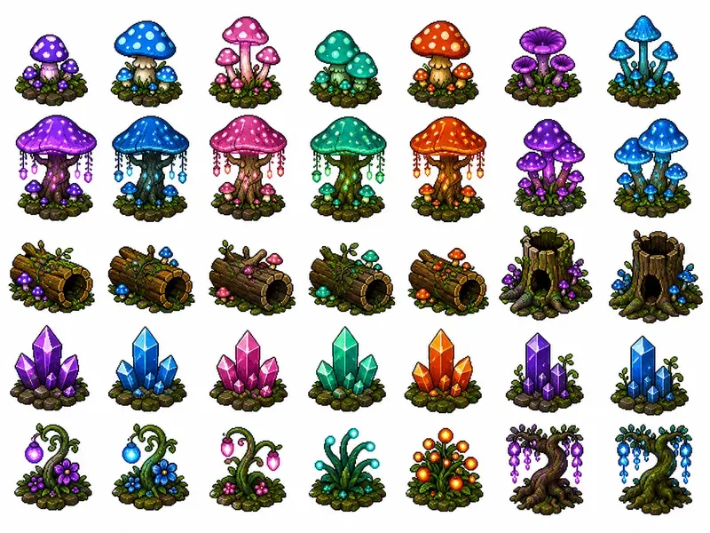 16bit Environment Props Generator