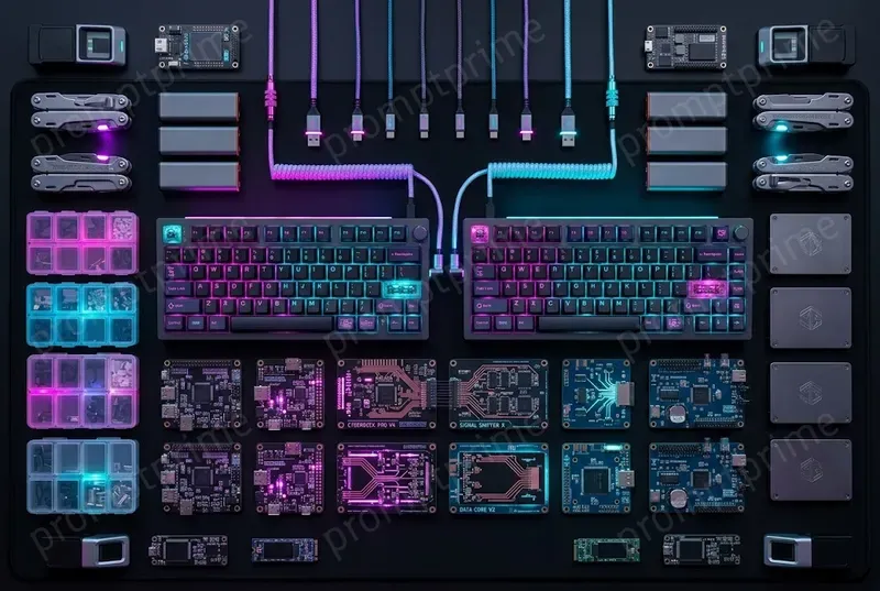 Organized Knolling Flat Lay Photos