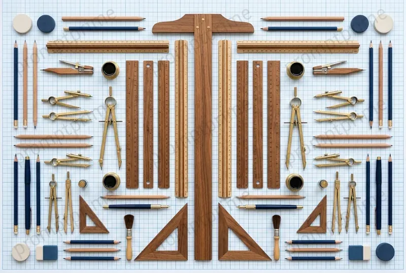 Organized Knolling Flat Lay Photos