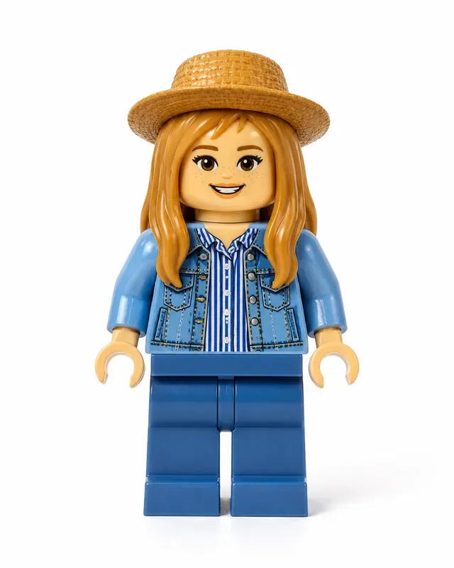 Realistic Lego Minifigure Transformation