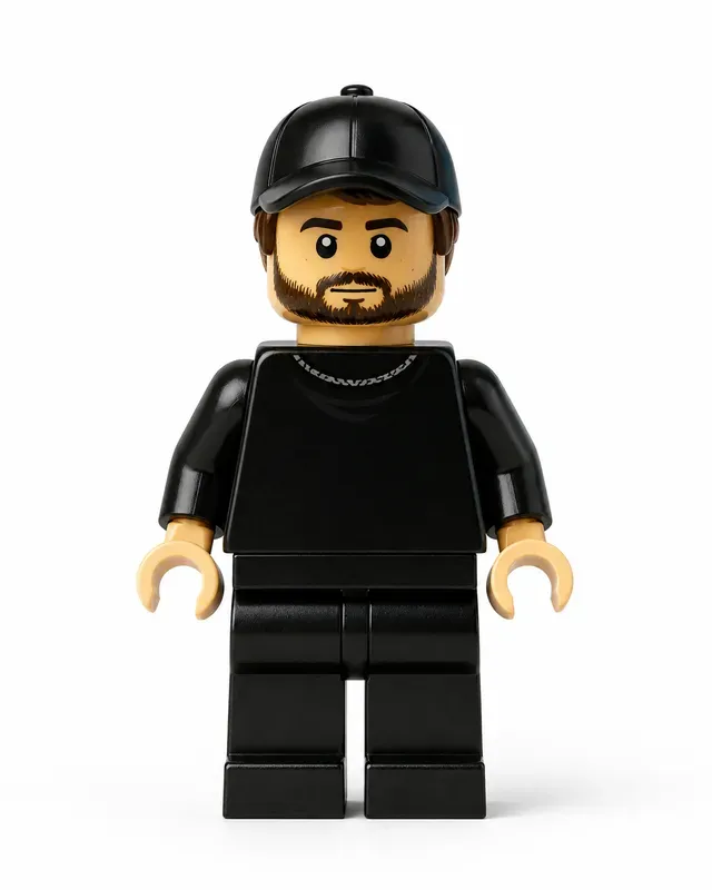 Realistic Lego Minifigure Transformation