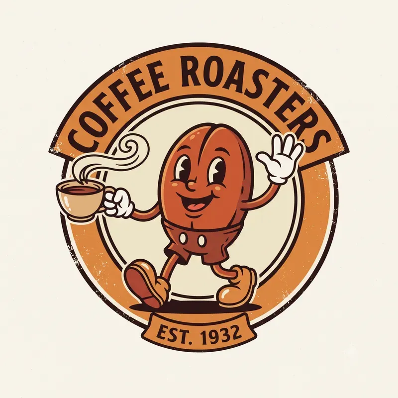 Retro Vintage Commercial Mascot Logos