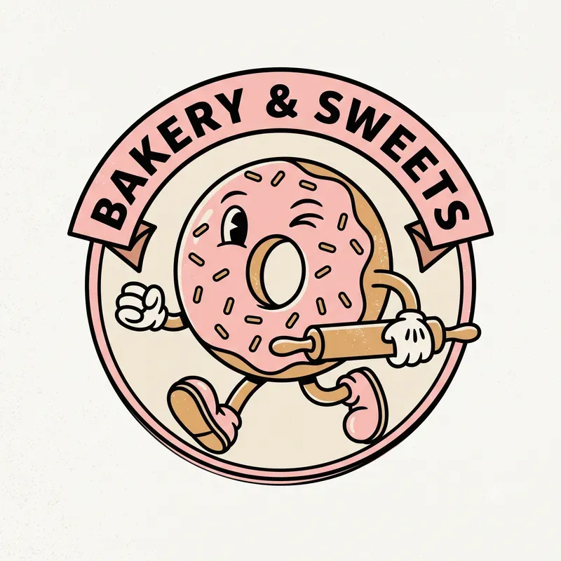 Retro Vintage Commercial Mascot Logos
