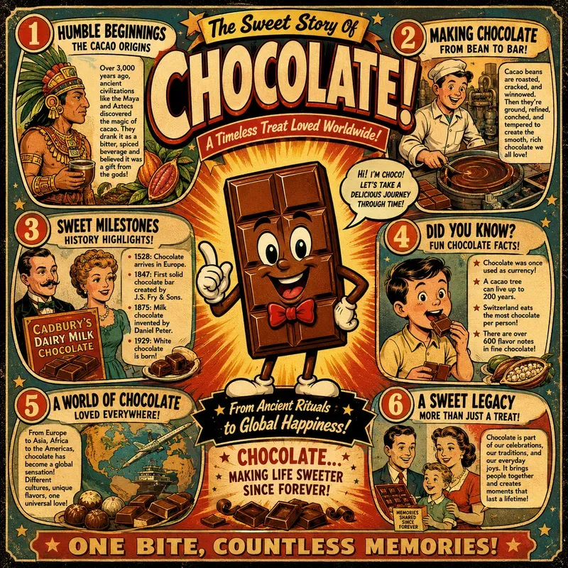 Retro Comic History Infographic Posters