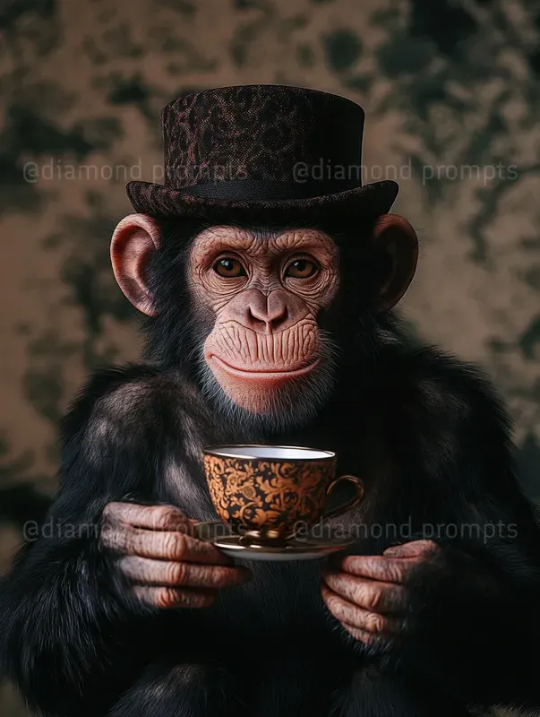 Whimsical Realistic Animal Portraits