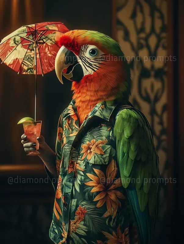 Whimsical Realistic Animal Portraits