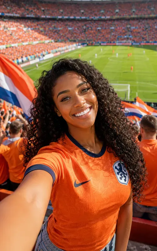 Football Influencer Stadium Selfies