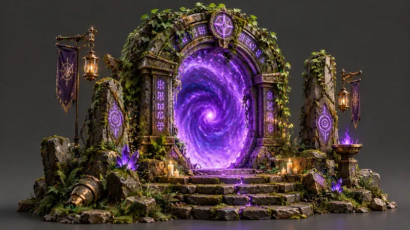 3D Fantasy Game Props Assets