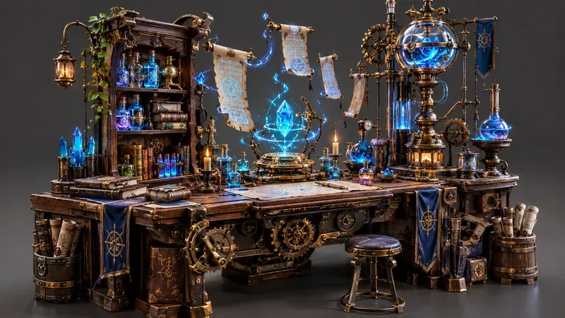 3D Fantasy Game Props Assets