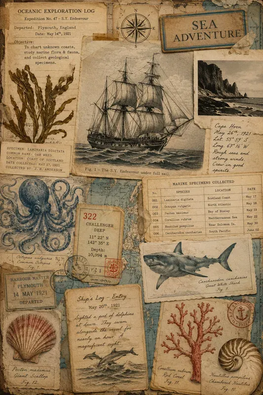 Natural History Collages
