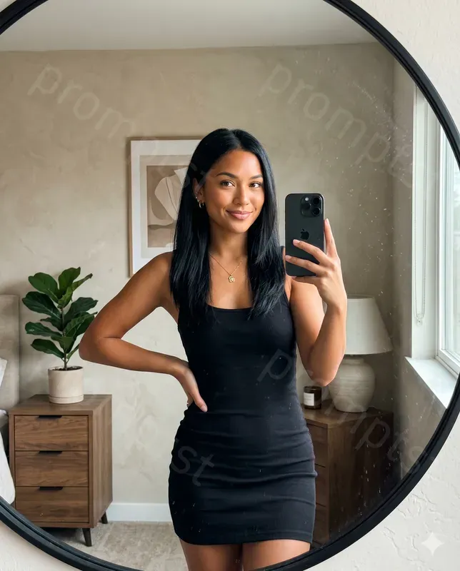 Instagram Influencer Mirror Selfies