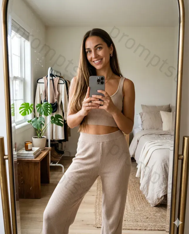 Instagram Influencer Mirror Selfies