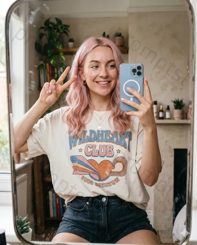 Instagram Influencer Mirror Selfies