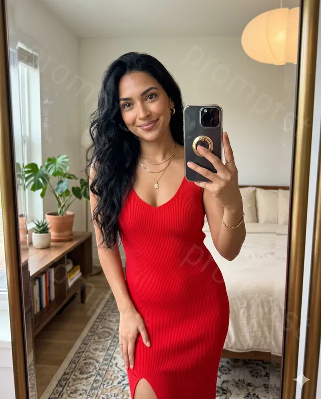 Instagram Influencer Mirror Selfies