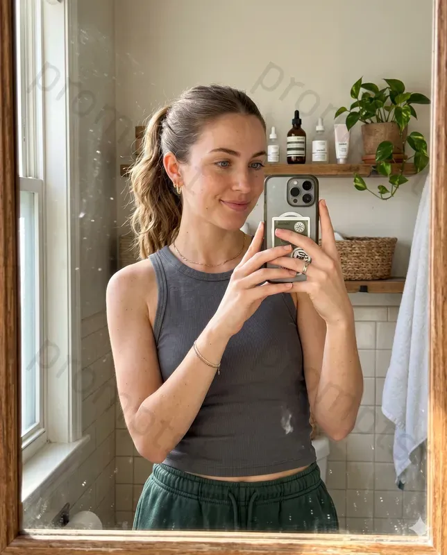 Instagram Influencer Mirror Selfies