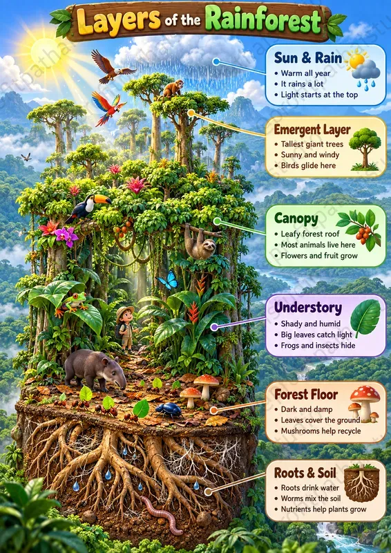 Kids 3D Learning Infographic Makers
