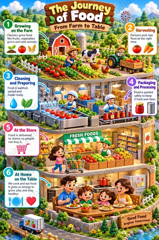 Kids 3D Learning Infographic Makers