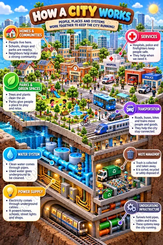 Kids 3D Learning Infographic Makers
