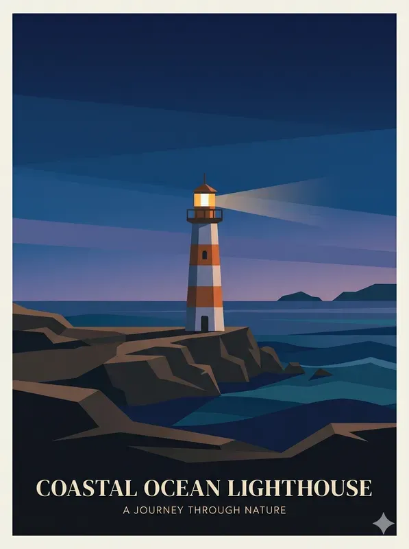 Minimal Scenic Poster Art