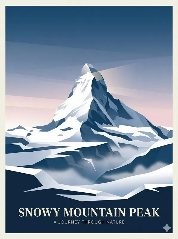 Minimal Scenic Poster Art