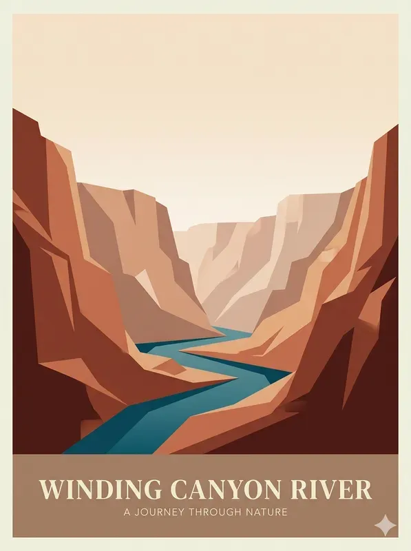 Minimal Scenic Poster Art