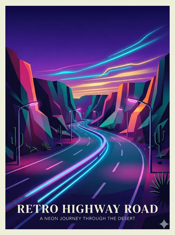Minimal Scenic Poster Art